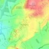 Mapa topográfico Pattingham, altitude, relevo