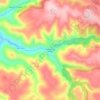 Mapa topográfico Moradillo de Sedano, altitude, relevo