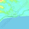 Mapa topográfico Salemba, altitude, relevo