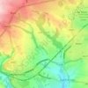 Mapa topográfico Norwood Green, altitude, relevo