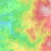 Mapa topográfico Réal, altitude, relevo