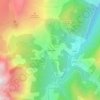 Mapa topográfico La Grenonière, altitude, relevo