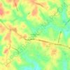 Mapa topográfico Woodland Trailer Park, altitude, relevo