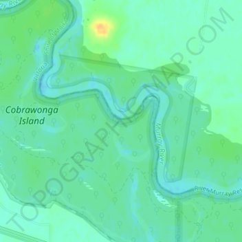 Mapa topográfico Killers Point, altitude, relevo