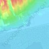 Mapa topográfico Franquevaux, altitude, relevo