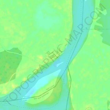 Mapa topográfico BODEGA CENTRAL, altitude, relevo