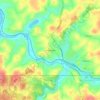 Mapa topográfico Staffordtown, altitude, relevo