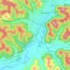 Mapa topográfico Brady, altitude, relevo