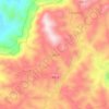 Mapa topográfico Catolé, altitude, relevo