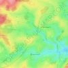 Mapa topográfico Weisten, altitude, relevo