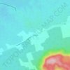 Mapa topográfico El Ciego, altitude, relevo