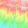 Mapa topográfico Padaasih, altitude, relevo