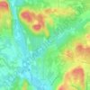 Mapa topográfico Pondres, altitude, relevo