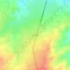 Mapa topográfico Tamare, altitude, relevo