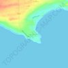 Mapa topográfico Cape St. Francis, altitude, relevo