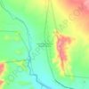 Mapa topográfico Guadalupe Victoria (Pueblo Nuevo), altitude, relevo
