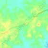 Mapa topográfico Pacas, altitude, relevo