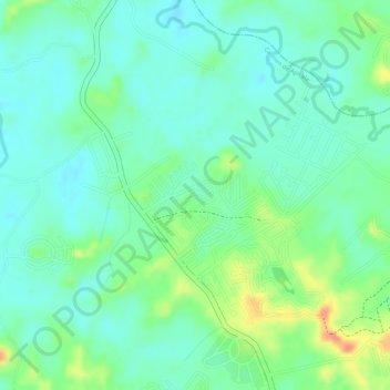Mapa topográfico El Imperio, altitude, relevo