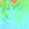 Mapa topográfico Sa Vinya, altitude, relevo