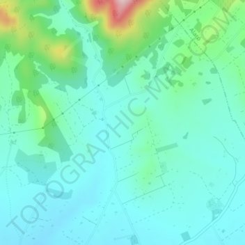 Mapa topográfico Sa Vinya, altitude, relevo