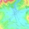 Mapa topográfico Vega de Villafufre, altitude, relevo