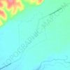Mapa topográfico Karymay, altitude, relevo