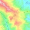 Mapa topográfico Sorá, altitude, relevo
