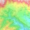 Mapa topográfico Samigaluh, altitude, relevo