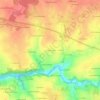 Mapa topográfico La Poissonnière, altitude, relevo