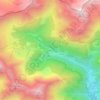 Mapa topográfico Cambrembo, altitude, relevo
