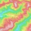 Mapa topográfico Preserie, altitude, relevo