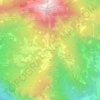 Mapa topográfico Piani Resinelli, altitude, relevo