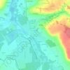 Mapa topográfico Le Bourg, altitude, relevo