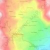 Mapa topográfico Huallhuas, altitude, relevo