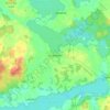 Mapa topográfico Kukowken, altitude, relevo
