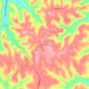 Mapa topográfico McCoinsville, altitude, relevo