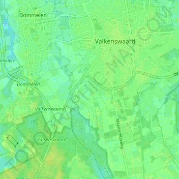 Mapa topográfico Deelshurk, altitude, relevo