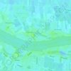 Mapa topográfico Herwijnense Bovenwaard, altitude, relevo