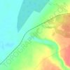 Mapa topográfico Задняя, altitude, relevo