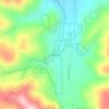 Mapa topográfico Abbeyville, altitude, relevo