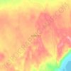 Mapa topográfico Zandamela, altitude, relevo