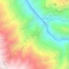 Mapa topográfico Chichina, altitude, relevo