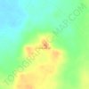 Mapa topográfico قور القشعمة, altitude, relevo