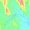 Mapa topográfico Alcala, altitude, relevo