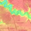 Mapa topográfico Combs-la-Ville, altitude, relevo