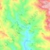 Mapa topográfico Saint-Salvadou, altitude, relevo