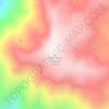 Mapa topográfico Bald Eagle Mountain, altitude, relevo