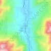 Mapa topográfico Keene Valley, altitude, relevo