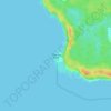 Mapa topográfico Estevan Point, altitude, relevo