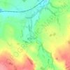 Mapa topográfico Buckabank, altitude, relevo